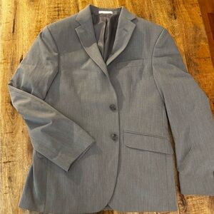 Kenneth Cole Reaction Gray Men's Blazer suit jacket  38S EUC